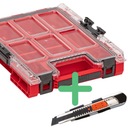 Organizér 36x26x10cm 5 nádob Qbrick System ONE M Plus 2.0 RED Ultra HD