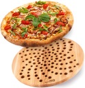 PIZZA DOSKA DREVENÝ TANIER PREVZDUŠŇOVAČ 35CM