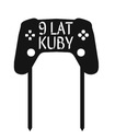 Narodeninový topper GAMEPAD PS4 ovládač PAD do hry ANY NAME NUMBER