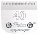 Oster Cryogen-X č.40 - chirurgická čepeľ z kalenej ocele, 0,25 mm