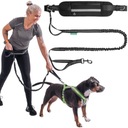 Cvičenie na DOG LEASH s tlmičom pre beh so psom, flexibilné 2 m