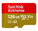 SANDISK MICROSD EXTREME 128 GB UHS-I U3 4K 190/90 MB