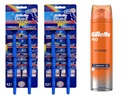 GILLETTE BLUE II ŽILETKA NA HOLENIE x24 + PENA