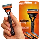 Holiaci strojček Gillette Fusion 5 + 2 žiletky, originál balenie