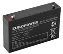 AGM EUROPOWER EP 6V 7Ah BATÉRIA ALARM UPS