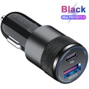 Extrahovaný 100W dvojitý zapaľovač cigariet USB PD typu C