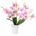 UMELÉ KVETY V ČRENÁRE Orchidea 40cm FARBY