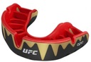 Opro Ufc Platinum Black Metal Red Mouth Guard