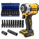 NÁRAZOVÝ KLÚČ DEWALT 406NM 1/2'' DCF921N + ZÁSUVKY