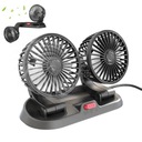 VÝKONNÝ VENTILÁTOR AUTO VENTILÁTOR DVOJITÝ 12V