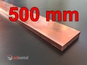 Medená, medená plochá tyč 20x10 mm M1Ez4