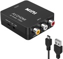 Prevodník signálu AV Chinch RCA na HDMI FullHD 1080p adaptér + USB kábel