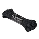 ATWOOD ROPE 550 PARACORD 30m lano - Black Black