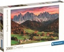 PUZZLE 2000 VAL DI FUNES HORY VRCHOLY POHĽAD NA TALIANSKO