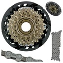 SHIMANO MF-TZ500 7-RÝCHLOSTNÝ SKRUTKOVACÍ KRYT SPÍC + HG40 REŤAZ