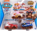 PAW PATROL 3 ​​​​METAL CARS SKYE MARSHALL CHASE