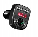 FM B7D14 MP3 SD NABÍJAČKA 2XUSB BLUETOOTH VYSIELAČ