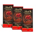 Lindt Creation 70% horká čokoláda cherry s chilli s penou 150g x3