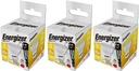 3x ENERGIZER GU10 LED žiarovka 4,9W 50W 345lm S17518