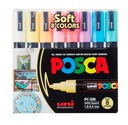 Sada popisovačov UNI POSCA PC-5M, balenie 8 ks