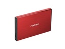 Externý HDD/SSD Sata Rhino Go 2.5 USB 3.0 šachta, červená