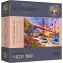 PUZZLE 1000 DREVENÝ ZÁPAD SLNKA ZLATÁ BRÁNA NÁVODY