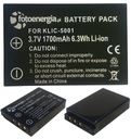 BATTERY KLIC-5001 pre Kodak EasyShare DX7590 DX7630 P850 P880