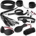 VEĽKÁ KOŽENÁ SÚPRAVA BDSM BONDAGE SEX GADGETS