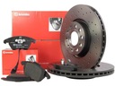 BREMBO XTRA DISK + DLOŽKY PREDNÉ AUDI A3 8P 312MM