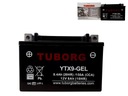 TUBORG YTX9-GEL batéria 12V 8Ah 150A NÁHRADNÁ YUASA VARTA EXIDE