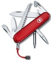 Victorinox 1.4613, vreckový nôž Hiker ALL RED, 91 mm, 13 funkcií + prívesok