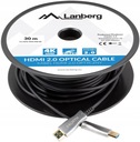 Lanberg M/M v2.0 HDMI kábel 30m čierny optický