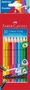 Ceruzky Faber Castell s gumou, 10 farieb