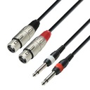 Adam Hall 3 STAR TFP 2x XLR samica - 2 x 6,3 mm 1m