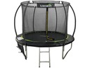 LEAN Sport Max trampolína 6 stôp čierno-zelená