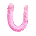 Dvojité dildo 30 cm - DOUBLE DONG PINK Baile