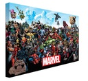 Obraz na plátne Postavy Piddix Marvel Universe 80x60