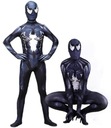 OUTFIT KOSTÝM VENOM SPIDERMAN COSPLAY SKIN FESTIVALOVÉ ŠATY 152/158