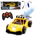 RC AUTO AUTO LED DYMOVÉ DIAĽKOVÉ OVLÁDANIE NOVÝ MODEL RC AUTO ŽLTÉ