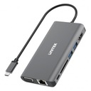 Unitek HUB 8v1 USB3.1 Type-C s napájaním 100W Unitek DOKOVACIA STANICA