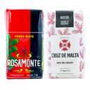 Yerba Mate Elaborada Rosamonte a Cruz de Malta set 2x1kg 2kg