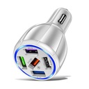 2.1A QC3.0 4 USB nabíjačka do auta 12-32V Ad