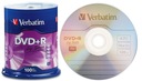 Disky VERBATIM DVD+R 4,7 GB Cake 50 + popisovač