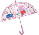 Detský dáždnik, priehľadný, 75107 PEPPA PIG