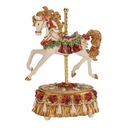 FIGURKA MUSIC BOX Kolotoč Koník 18 cm Lamart