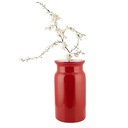 JAR Váza Tall Red Silver 29,5 cm