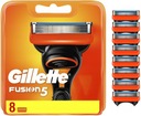 GILLETTE Náhradné čepieľky pre holiace strojčeky Fusion5, 8 kusov