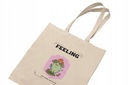 Frog Shopper BAG, darček pre fanúšikov žaby, módne ekologické vzory