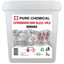 BORAX ČISTÝ BORAX TETRABORÁT SODNÝ ČISTÝ 3kg ČISTÝ CHEMICKÝ