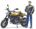 Bruder 63053 Motor Ducati Scrambler s figúrkou